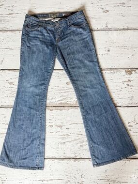 !it Jeans Hippie Hottie Flare Wide Leg Blue Denim SZ 31 Women’s